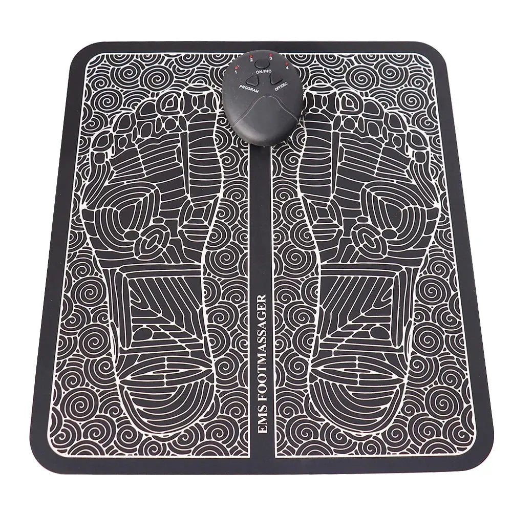 Electric Massage Sole Pad Relieve Sore Feet Leg Cramps Pulse Sole Massager EMS Foot Massager Pad Improve Blood Circulation Makeup art