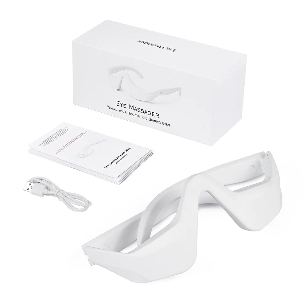 3D Eye Massager with EMS & Red Light