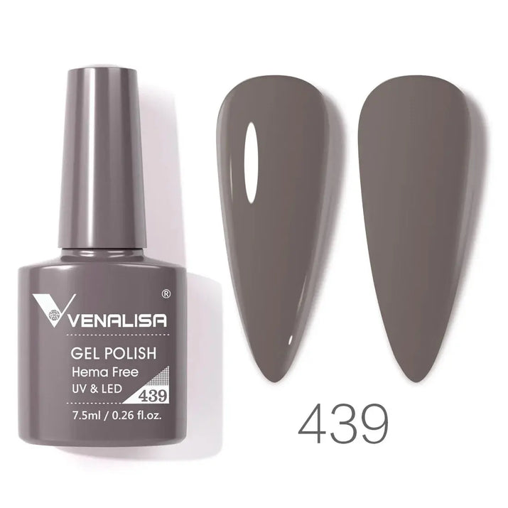 VENALISA 7.5ml Nail Gel Polish VIP5 HEMA Free Semi Permanent Soak off UV LED Nail Gel Varnish Full Coverage Nail Gel Lacquer Makeup art