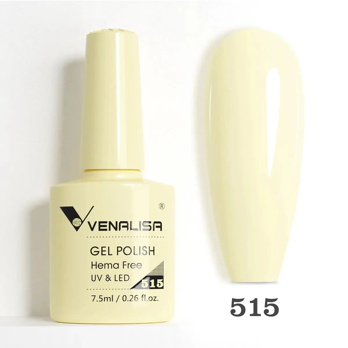VENALISA 7.5ml Nail Gel Polish VIP5 HEMA Free Semi Permanent Soak off UV LED Nail Gel Varnish Full Coverage Nail Gel Lacquer Makeup art