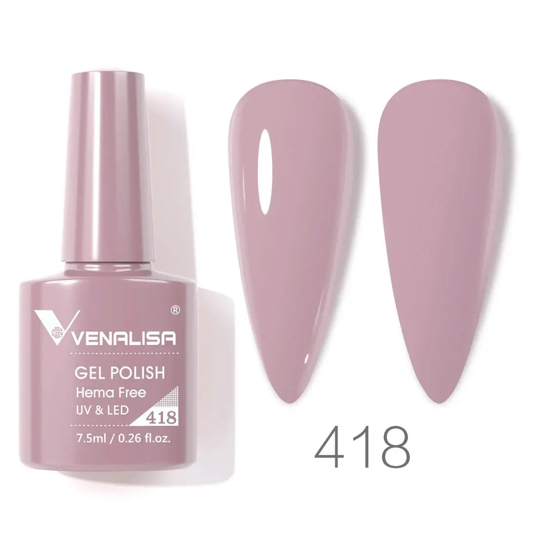 VENALISA 7.5ml Nail Gel Polish VIP5 HEMA Free Semi Permanent Soak off UV LED Nail Gel Varnish Full Coverage Nail Gel Lacquer Makeup art