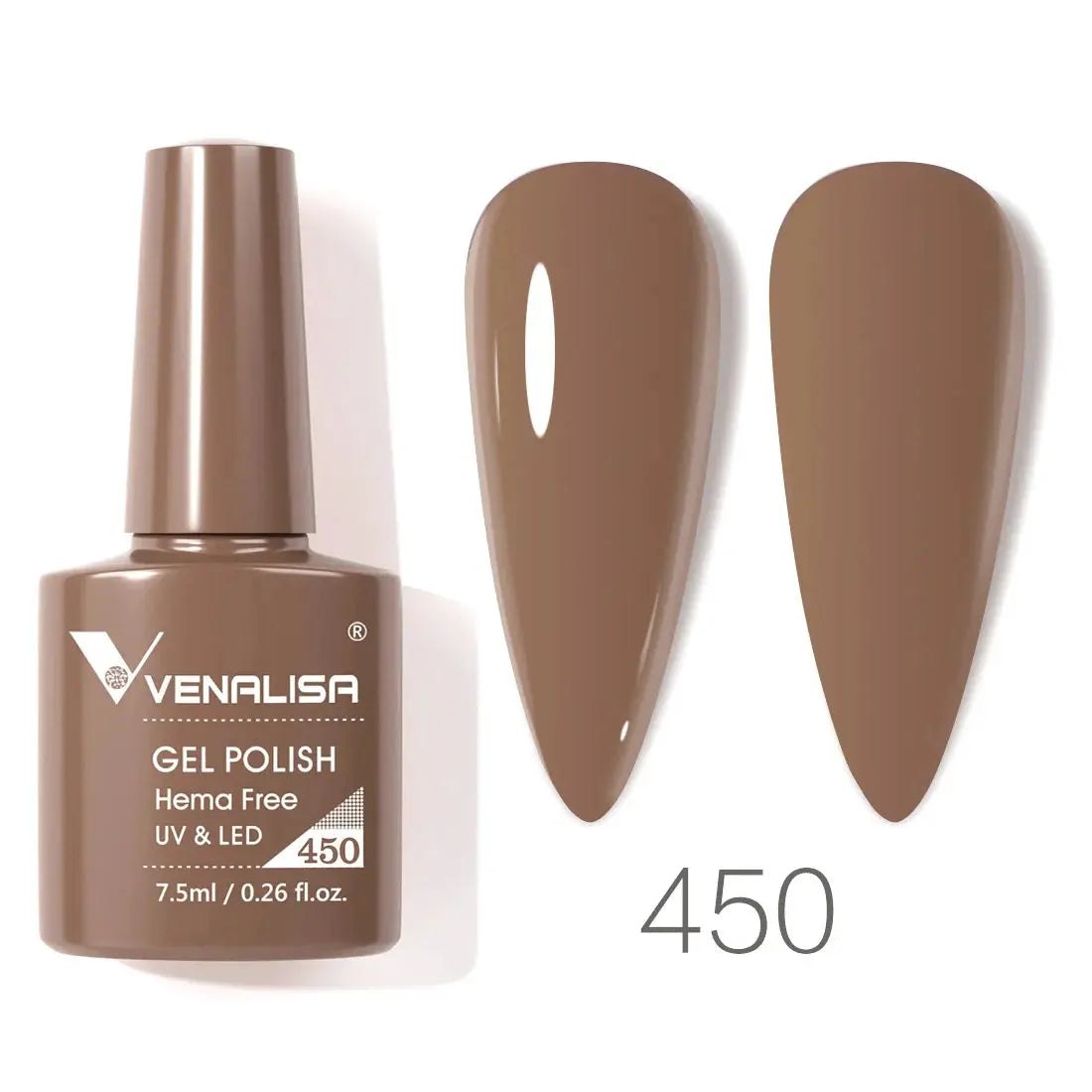 VENALISA 7.5ml Nail Gel Polish VIP5 HEMA Free Semi Permanent Soak off UV LED Nail Gel Varnish Full Coverage Nail Gel Lacquer Makeup art