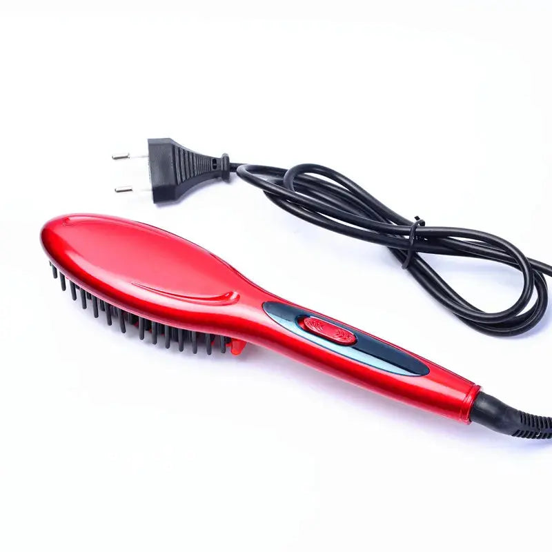 New Professional Electric Hair Straightener Comb Hair Brush Straightening Irons EU/ US/ UK/AU Plug Makeup art