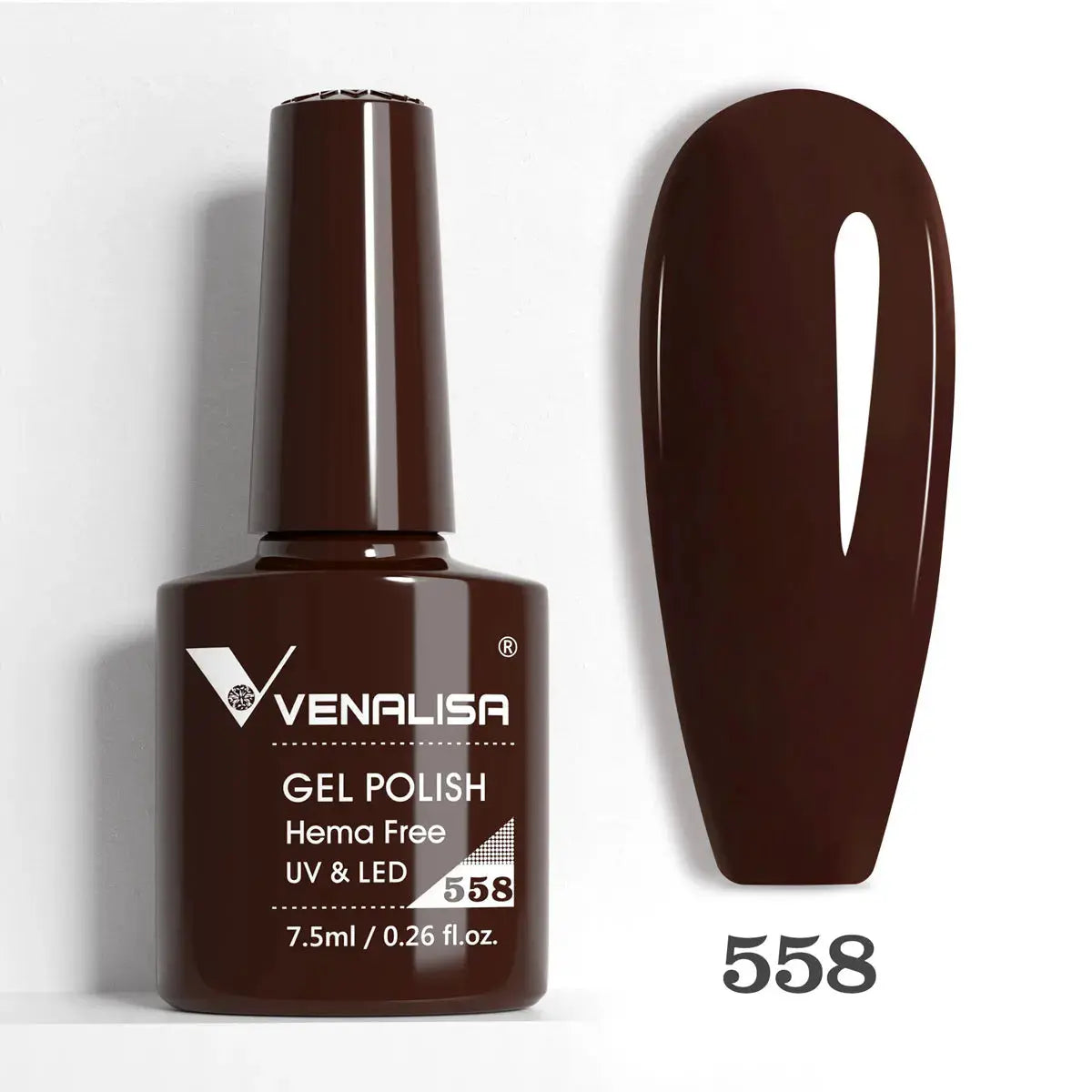 VENALISA 7.5ml Nail Gel Polish VIP5 HEMA Free Semi Permanent Soak off UV LED Nail Gel Varnish Full Coverage Nail Gel Lacquer Makeup art