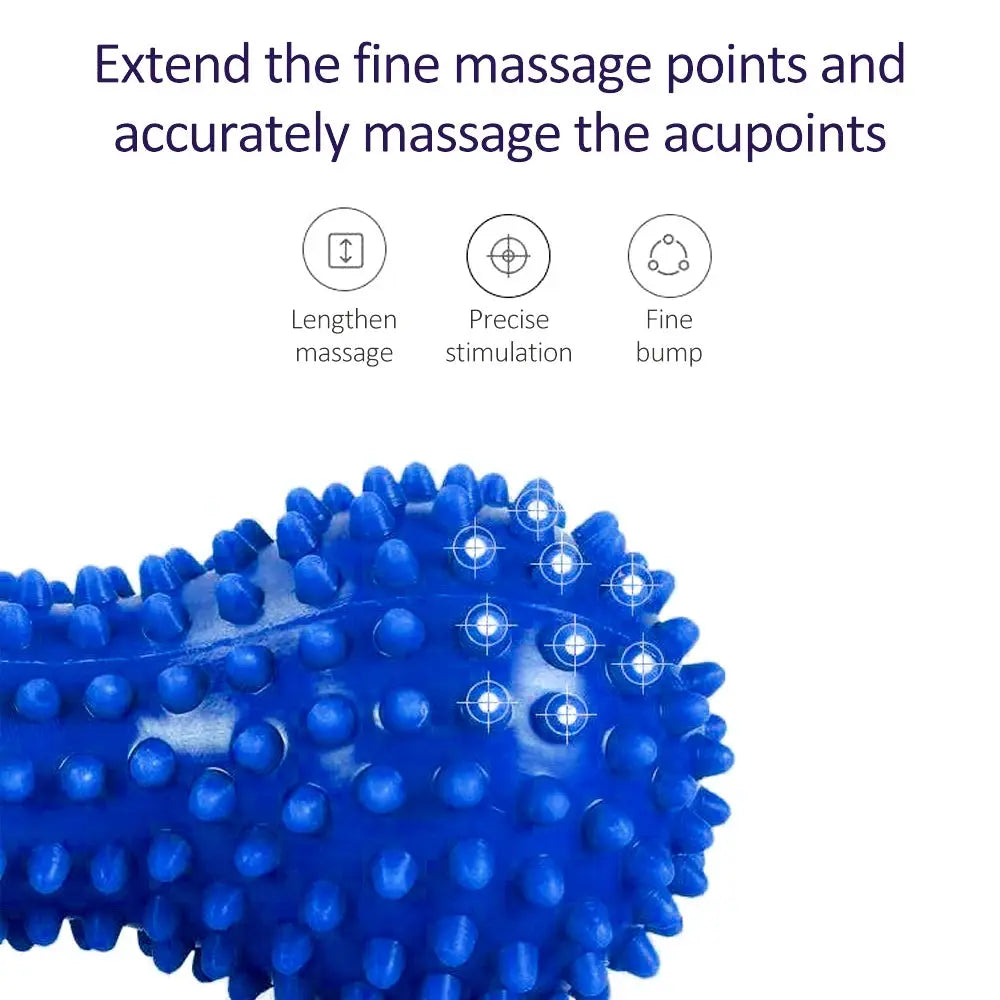 Peanut Ball Foot Massage Ball,Spiky Massage Ball for Trigger Point Therapy,Deep Point Massage,Plantar Fasciitis,Neck Pain Relief Makeup art