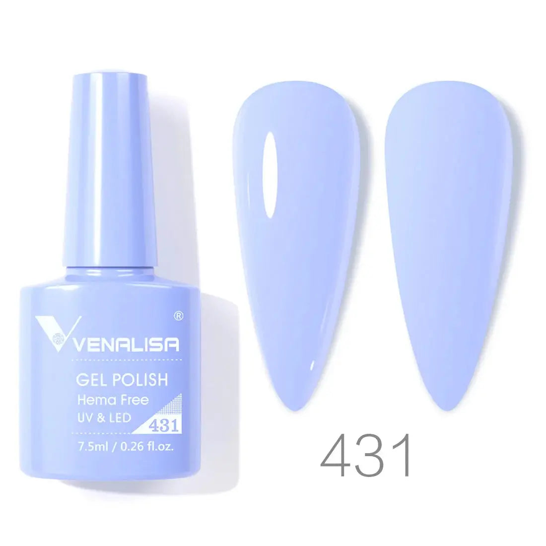 VENALISA 7.5ml Nail Gel Polish VIP5 HEMA Free Semi Permanent Soak off UV LED Nail Gel Varnish Full Coverage Nail Gel Lacquer Makeup art