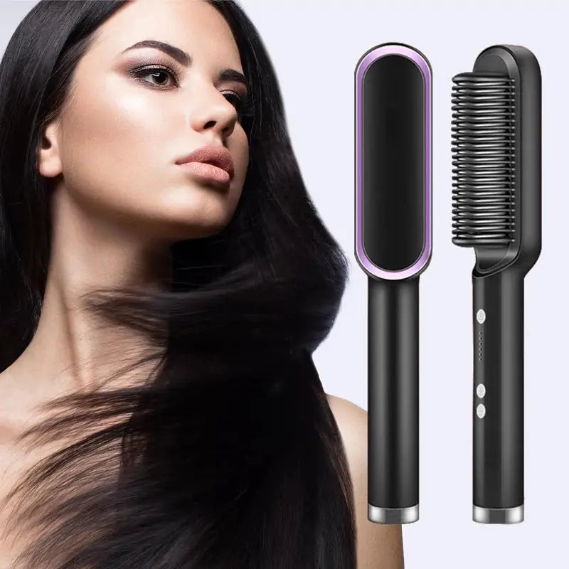 Hair Dryer Comb Curling Irons Beauty Products Hair Brushes Fast Heating Hair Straightener Comb Makeup art