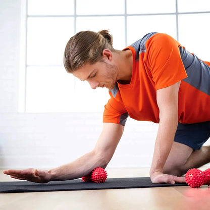 Peanut Ball Foot Massage Ball,Spiky Massage Ball for Trigger Point Therapy,Deep Point Massage,Plantar Fasciitis,Neck Pain Relief Makeup art