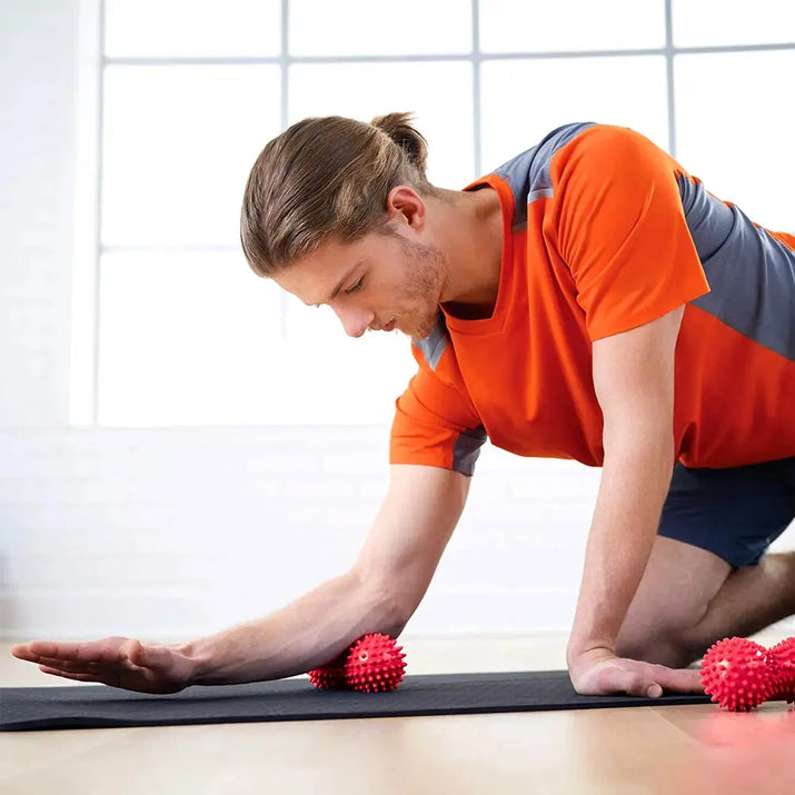 Peanut Ball Foot Massage Ball,Spiky Massage Ball for Trigger Point Therapy,Deep Point Massage,Plantar Fasciitis,Neck Pain Relief Makeup art