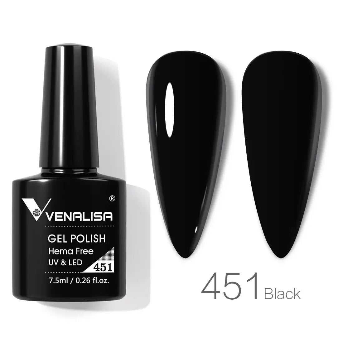 VENALISA 7.5ml Nail Gel Polish VIP5 HEMA Free Semi Permanent Soak off UV LED Nail Gel Varnish Full Coverage Nail Gel Lacquer Makeup art