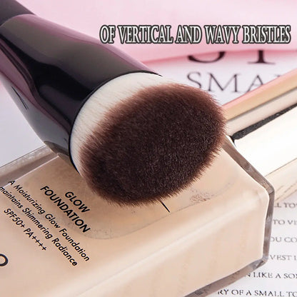 Flat Top Foundation Makeup Brushes Flat Angled Synthetic Hair Face Contour Foundation Liquid Cream Bronzer Buffing Makeup Tool Makeup art