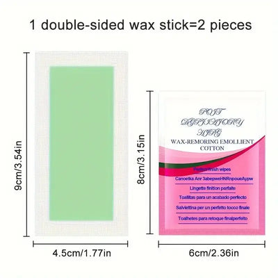 10/20/30/50 Pcs Depilatory Wax Strips For Hair Removal Wax Paper Cold Wax Strips Paper For Face Neck Arm Leg Body Beauty Tools Makeup art