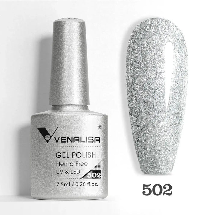 VENALISA 7.5ml Nail Gel Polish VIP5 HEMA Free Semi Permanent Soak off UV LED Nail Gel Varnish Full Coverage Nail Gel Lacquer Makeup art