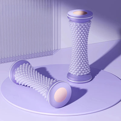 Foot Massager Massage Roller Yoga Massage Ball Plantar Fascia Roller Muscle Relaxation Care Plastic Manual Foot Massager Rollers Makeup art
