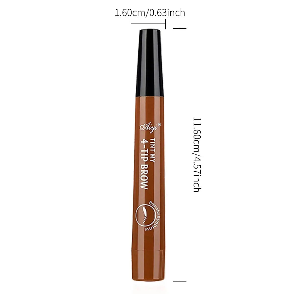 4 fork microblading eyebrow pencil waterproof eyebrow pencil natural long-lasting eyebrow makeup five colors Makeup art
