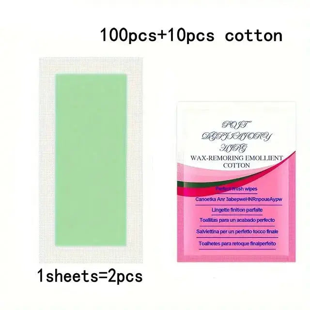 10/20/30/50 Pcs Depilatory Wax Strips For Hair Removal Wax Paper Cold Wax Strips Paper For Face Neck Arm Leg Body Beauty Tools Makeup art