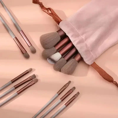 13 PCS Colorful Makeup Brush Set Eye Shadow Foundation Women's Makeup Brushes Eye Shadow Blush Beauty Soft Makeup Toolkit Makeup art