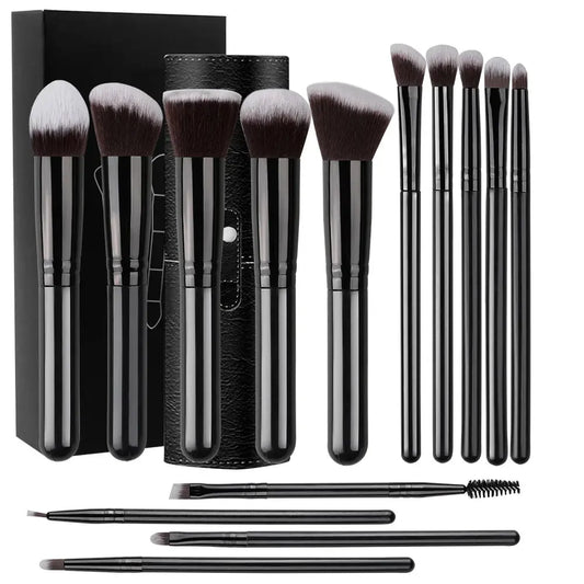 NEW 14PCS Makeup Brushes Set  Soft Fluffy Foundation Blush Powder Eyeshadow Blending Female Cosmetics Beauty Tool Christmas gift Makeup art
