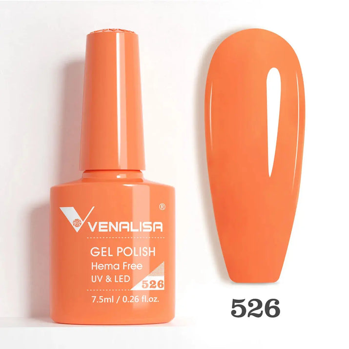 VENALISA 7.5ml Nail Gel Polish VIP5 HEMA Free Semi Permanent Soak off UV LED Nail Gel Varnish Full Coverage Nail Gel Lacquer Makeup art
