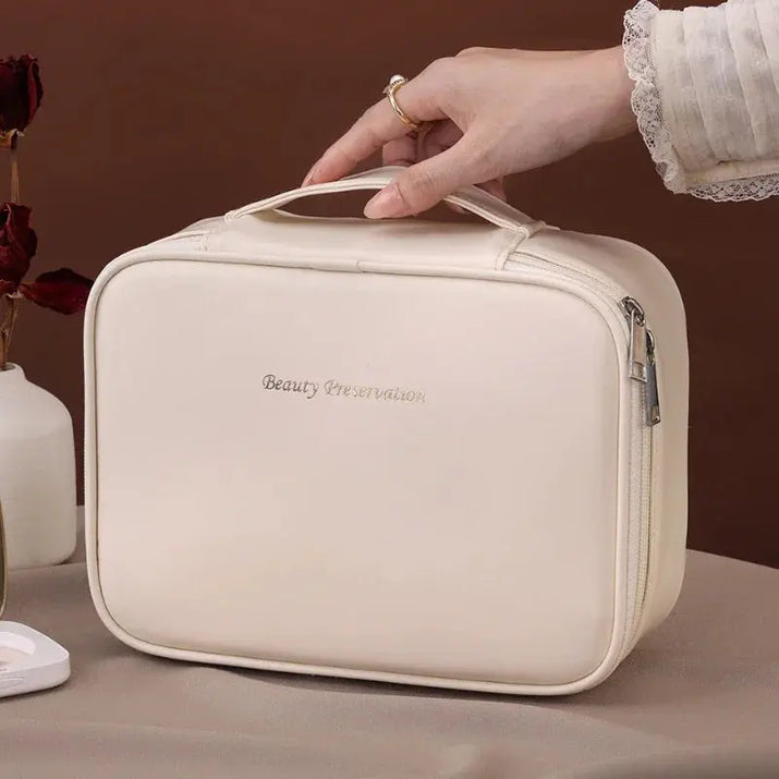 New Women's Cosmetic Bag Portable Storage Bag Large Capacity Luxury Makeup Bag Travel Organizer Essentials Toiletry Bags Makeup art