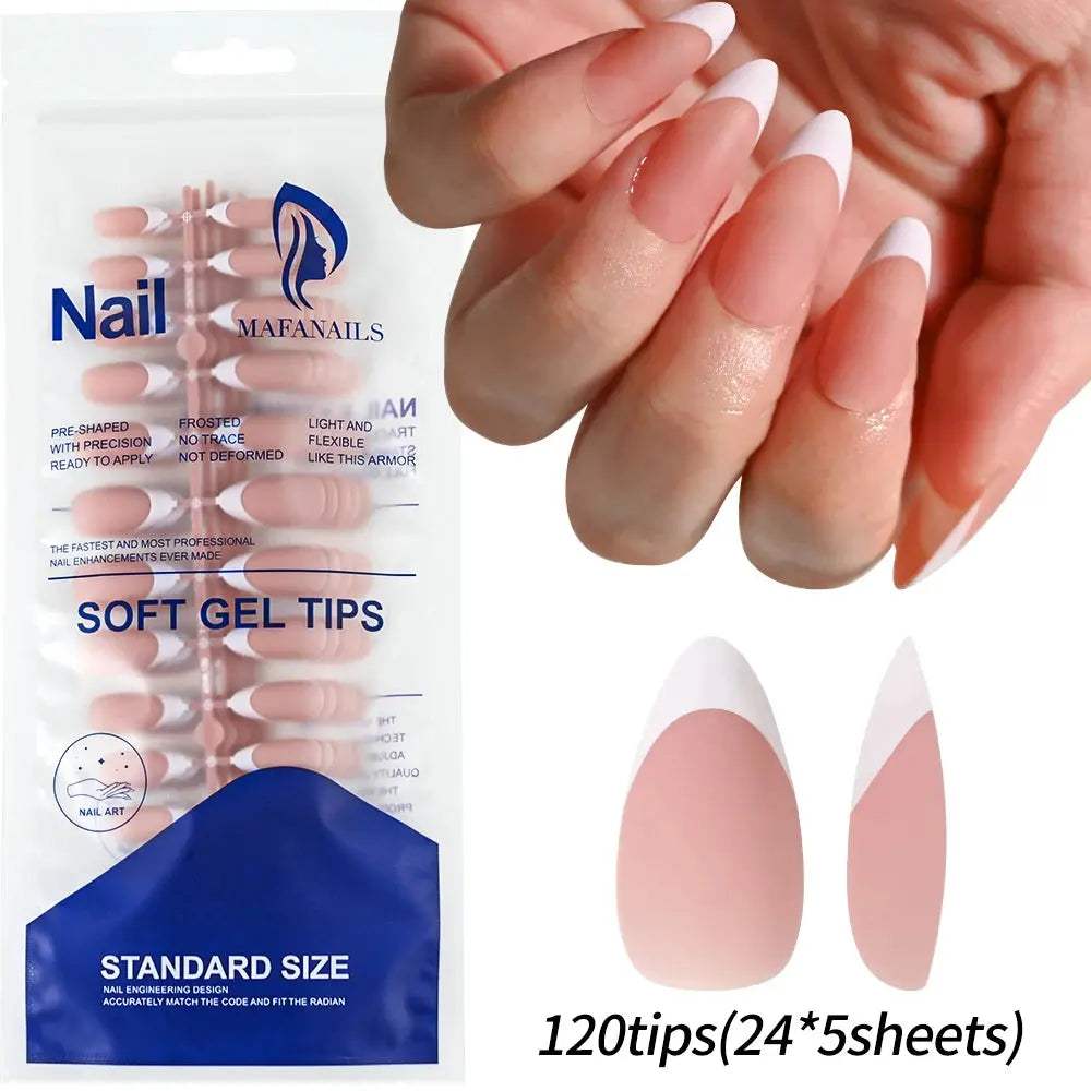 100Pcs Light Pink Press on Nails Short Medium Square Wearable Fake Nails Tips 10 sizes Full Cover False Nails Finger Decoration Makeup art