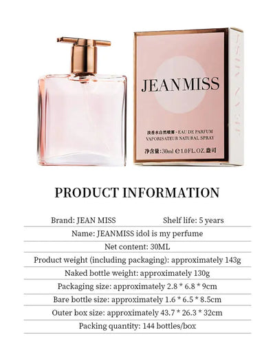 Hot Sale 50ml Eau De Parfum Spray Sweet Fruit Floral Notes Long Lasting Energetic Romantic Idole Perfume for Women Makeup art