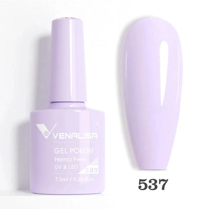 VENALISA 7.5ml Nail Gel Polish VIP5 HEMA Free Semi Permanent Soak off UV LED Nail Gel Varnish Full Coverage Nail Gel Lacquer Makeup art