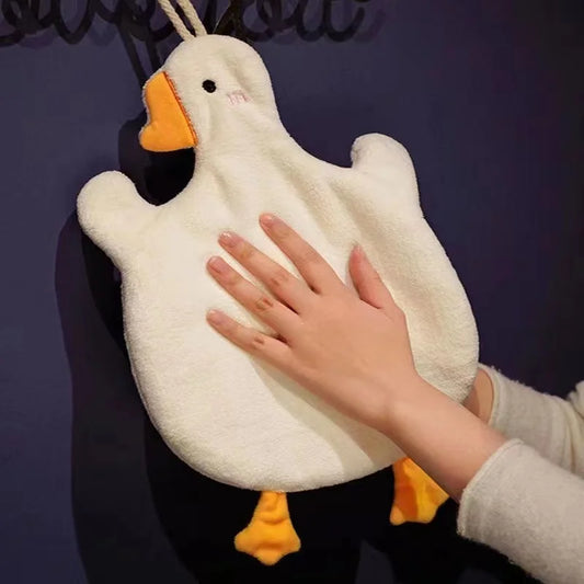 Cartoon Goose Hanging Hand Towel