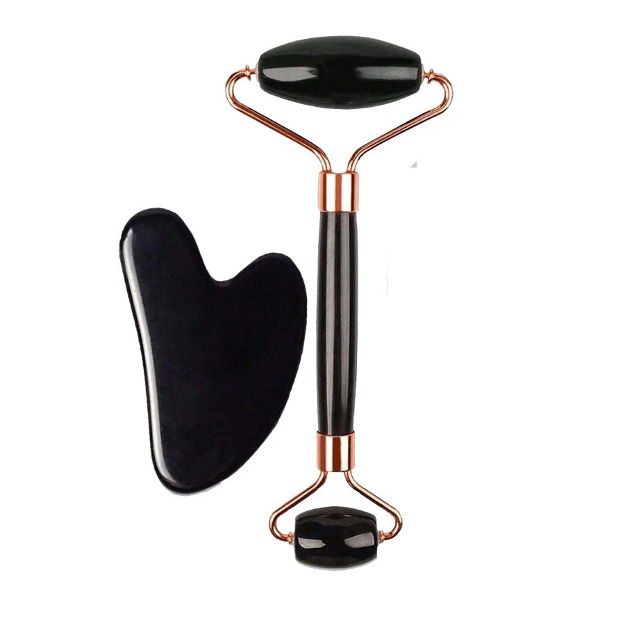 1/2/3pcs Ice Face Roller Facial Skincare Ice Roller Set,Facial Roller GuaSha FaceTool Set,Face Massage Roller Lifting Contouring Makeup art