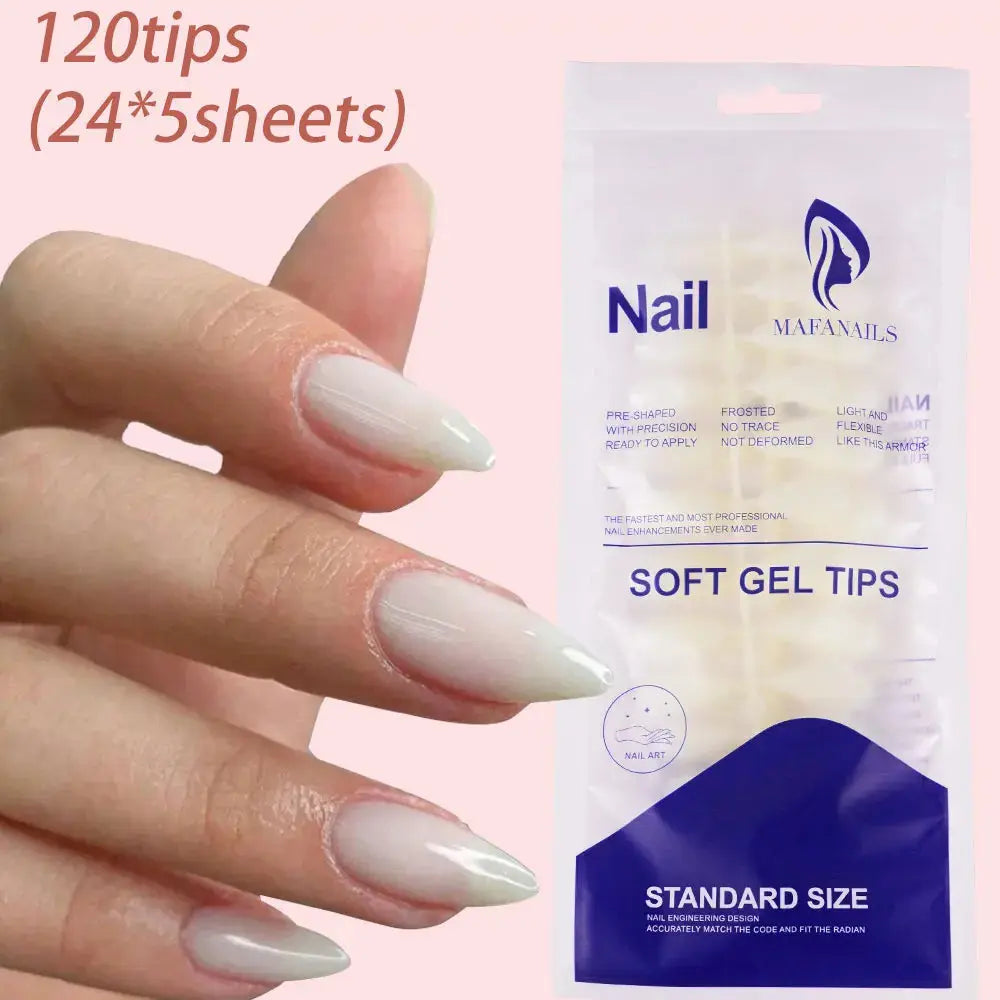 100Pcs Light Pink Press on Nails Short Medium Square Wearable Fake Nails Tips 10 sizes Full Cover False Nails Finger Decoration Makeup art