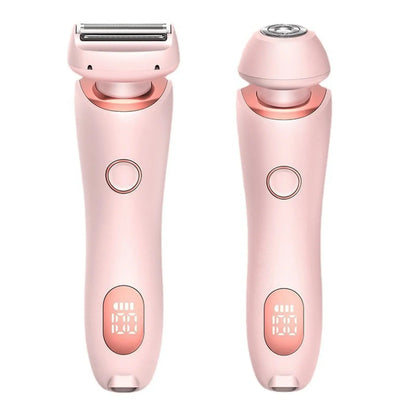 2-in-1 Bikini & Body Trimmer - Women's IPX7 Waterproof Electric Shaver for Face Underarms Legs, Painless Hair Removal Kit Makeup art