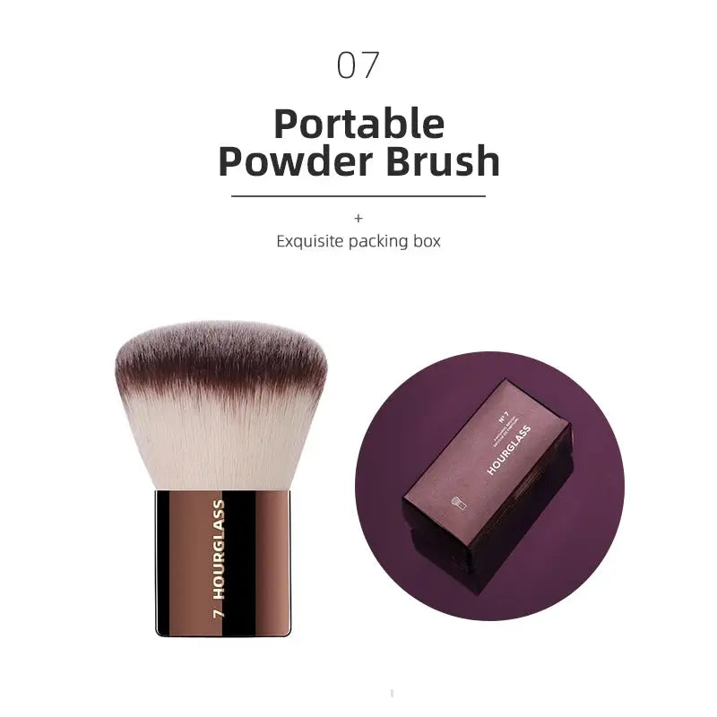 Hourglass Makeup Brushes Powder Foundation Concealer Blusher Bronzer Eye Shadow Eyebrow Eyeliner Sculpting Brush Makeup art