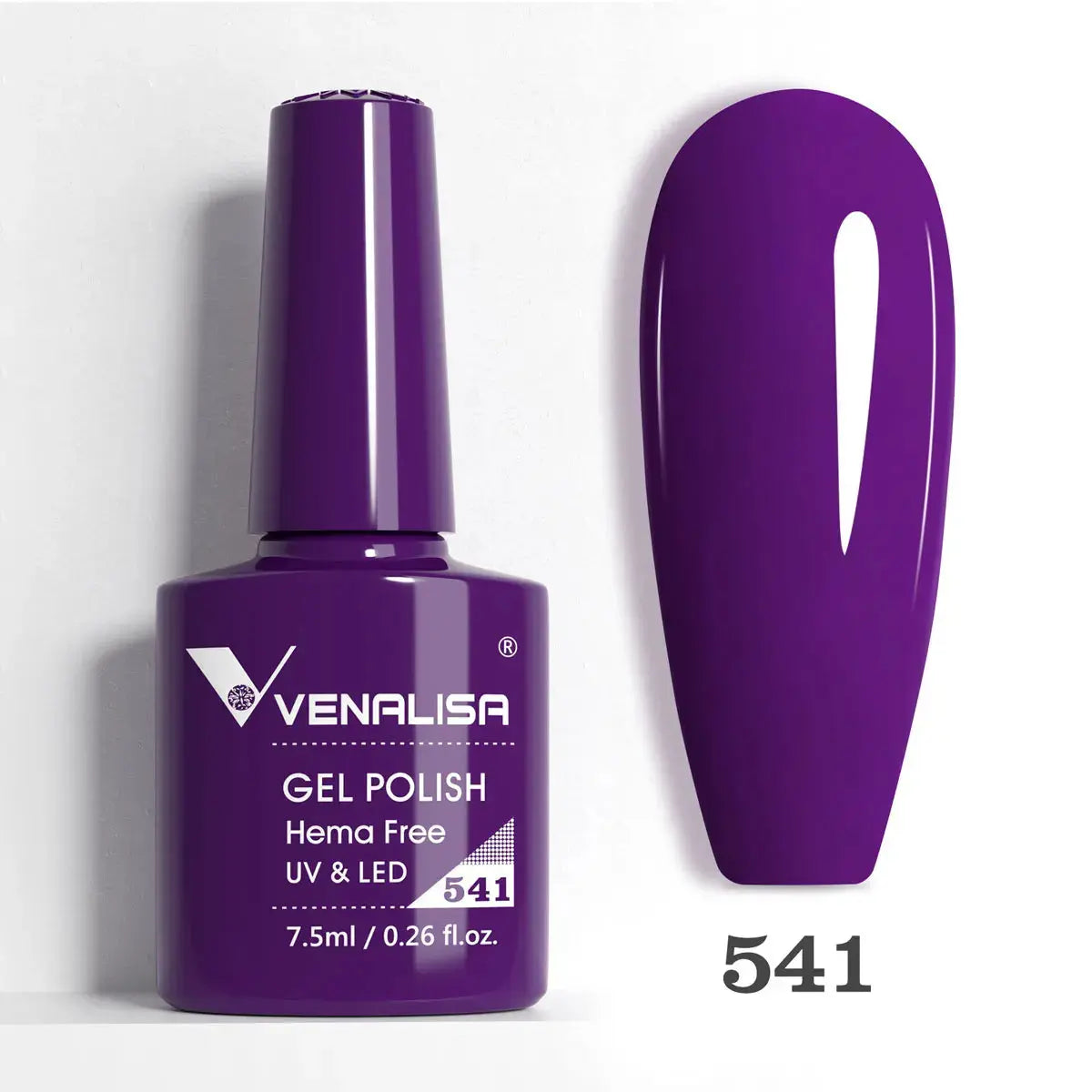 VENALISA 7.5ml Nail Gel Polish VIP5 HEMA Free Semi Permanent Soak off UV LED Nail Gel Varnish Full Coverage Nail Gel Lacquer Makeup art