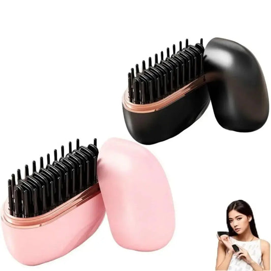 Cordless Electric Hair Straightening Brush Makeup art