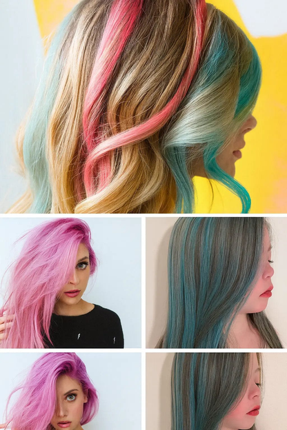 Ultra Easy Temporary Hair Color – Fun & Washable Makeup art